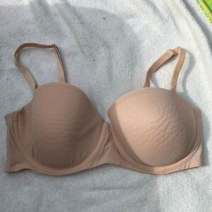Auden nude lightly lined strapless bra 36D